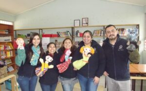 PRM Rayun realizó Taller de títeres para niños de jardín infantil de Linares