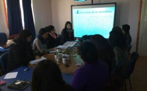 Profesionales del PRM Kümelkan participaron en autocapacitación sobre intervención familiar con niños y niñas