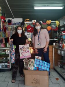 Locatarios del comercio de San Javier realizan generosa donación para la Navidad 2020 del PRM Suyai