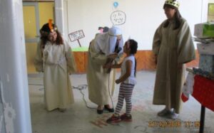 Niños y niñas del PRM Ayún celebraron la navidad junto a la Pastoral de la UCM