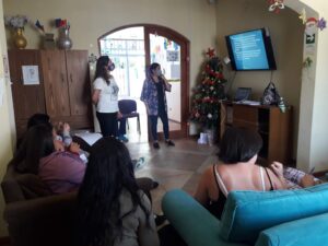 Profesionales de PRM Kumelkan realizan taller de buen trato a niñas y adolescentes de residencia protección taparu de la ciudad de Talca